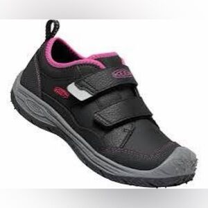 NEW!! Kids Keen Speed Hound Black/Fuchsia Purple Sneakers Shoes Size 5Y